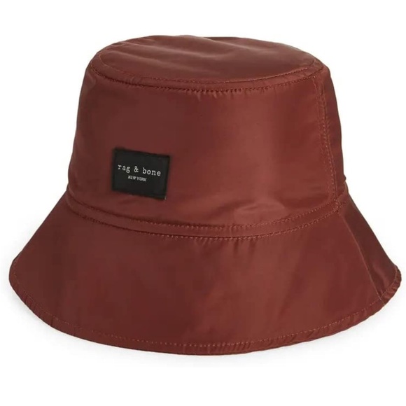 Rag & Bone Addition Bucket Hat . Red Wood Color - Picture 4 of 4
